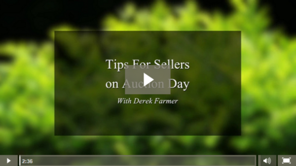 3 Tips for sellers on auction day